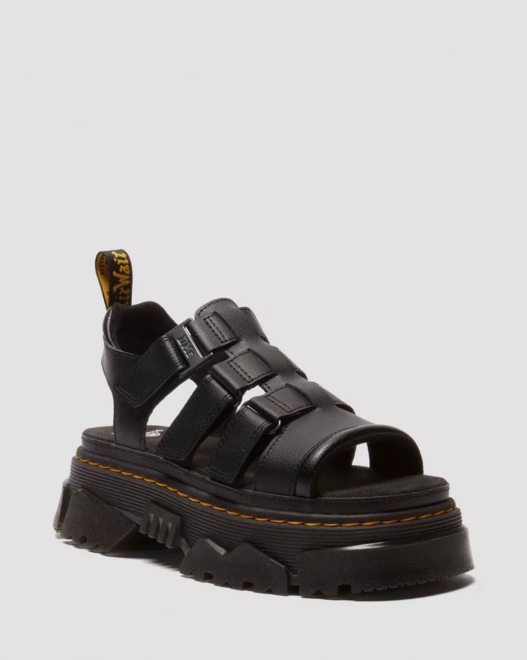 לצפייה במוצר DR MARTENS SOFT LEATHER DOUBLE PLATFORM